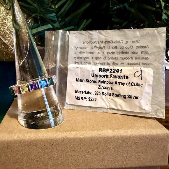 Bomb Party Ring RBP 2241 Unicorn Favorite Size 9 - Picture 3 of 3